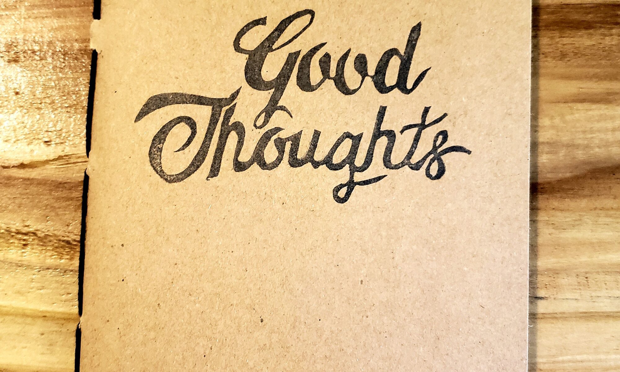 Image of Good Thoughts / Bad Thoughts notebook