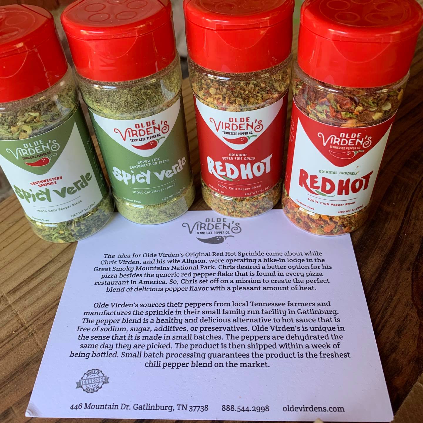 Olde Virden's Red Hot Sprinkle (1-ounce) - Local Palate Marketplace