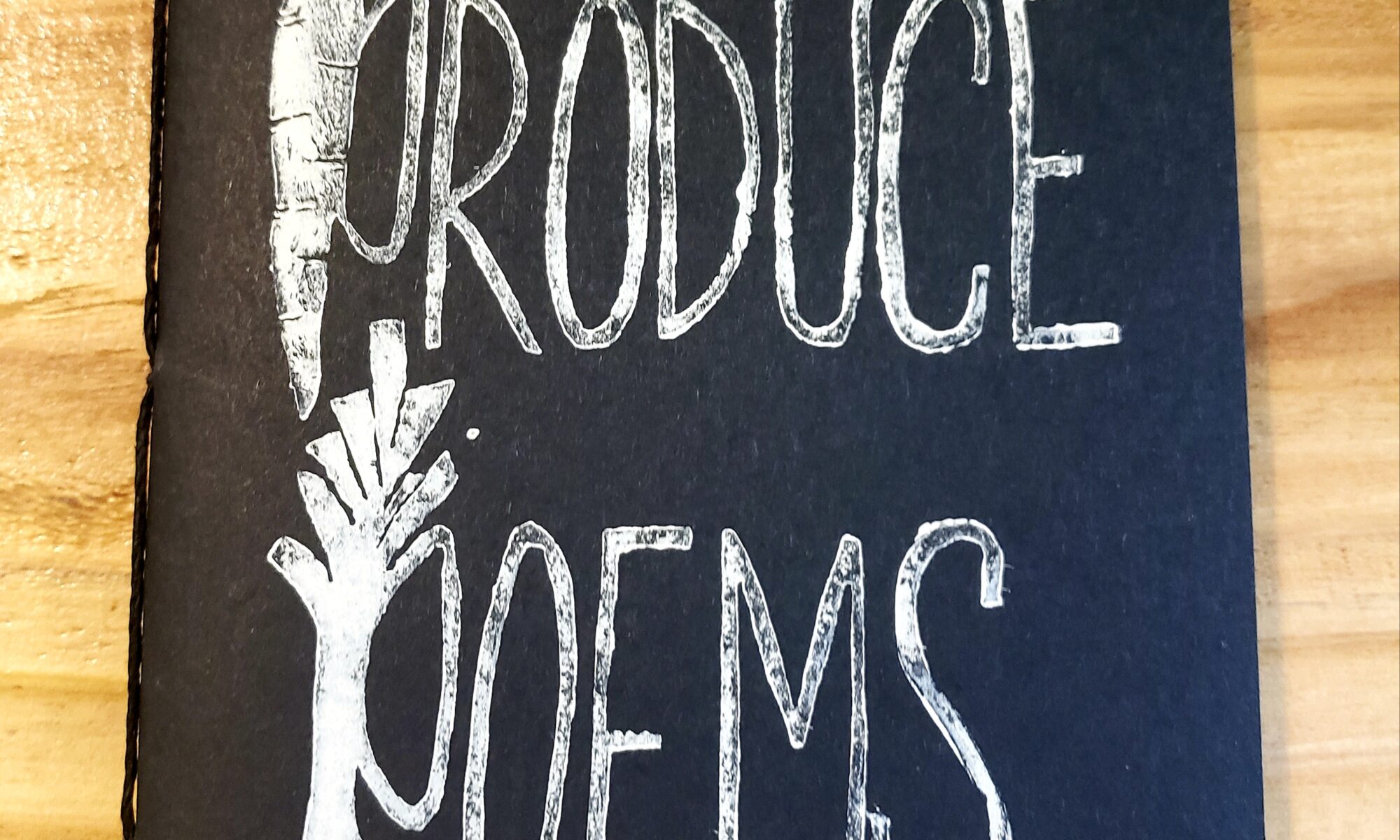 Image of the cover of the Produce Poems notebook