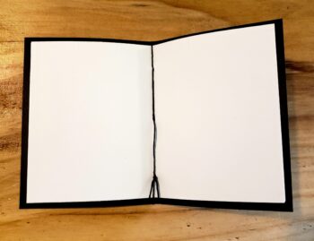 Image of Produce Poems notebook open
