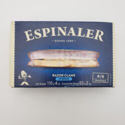 Image of Espinaler razor clams 4/6 in brine box