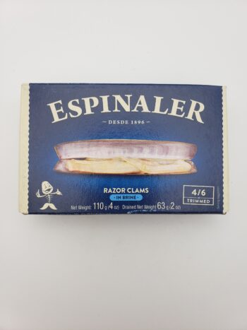 Image of Espinaler razor clams 4/6 in brine box