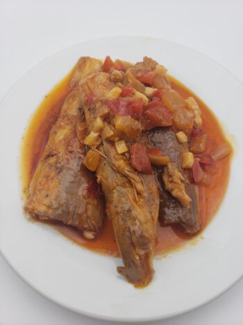 Image of Patagonia spanish paprika mackerel on plate