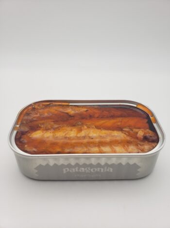 Image of Patagonia spanish paprika mackerel open tin