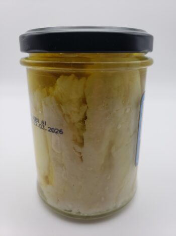 Image of Alkorta cod filets side of jar