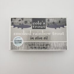 Image of Cole's smoked rainbow trout box