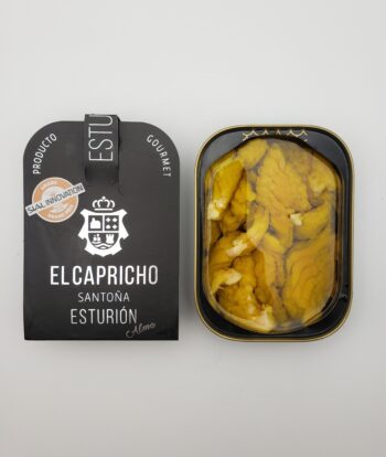 Image of El Capricho sturgeon open tin