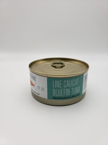 Image of Gulf of Maine Conservas Line Caught Bluefin Tuna side of tin