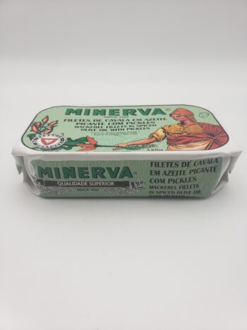 Image of Minerva mackerel with pickles tin