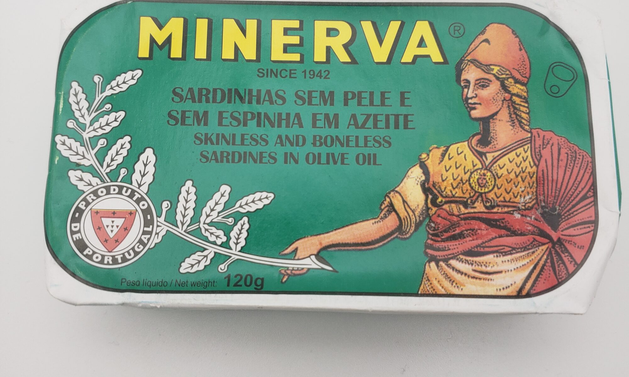 Image of Minerva skinless boneless sardines in olive oil