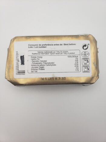 Image of Minerva tuna fillets in olive oil back of tin
