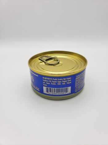 Image of Original Ekone Oysters ingredient label