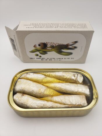 Image of Jose Gourmet small sardines in olive oil open tin
