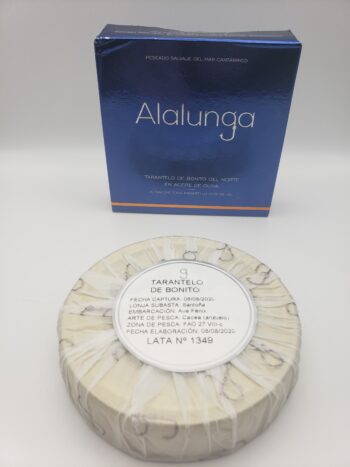 Image of Alalunga Bonito del Norte wrapped tin out of box