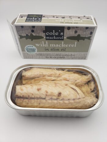 Image of Coles wild mackerel open tin