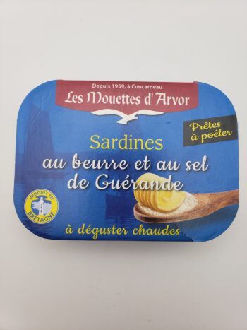 Image of les mouettes d'arvour sardines in butter and sea salt