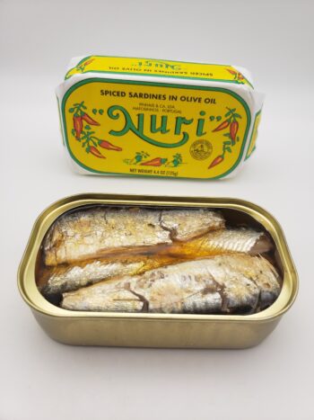 Image of Nuri spiced sardines open tin