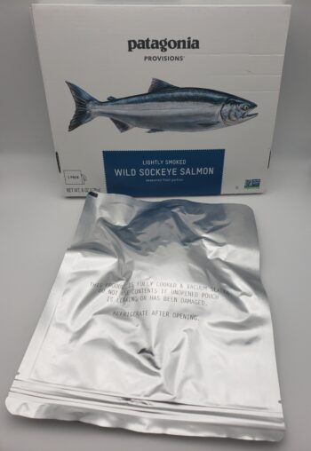 Image of Patagonia Provisions smoked wild salmon box with pouch