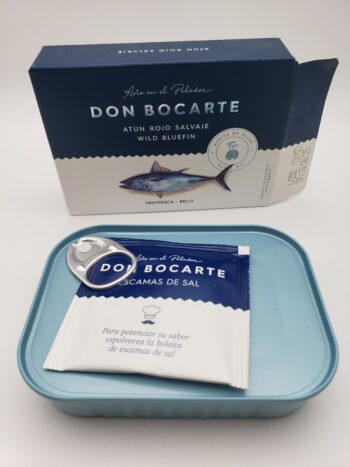 IMage of Don Bocarte Ventresca tin with packet