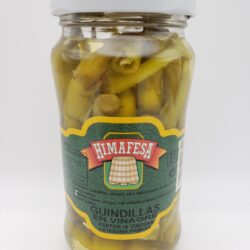 Image of a jar of guindillas peppers