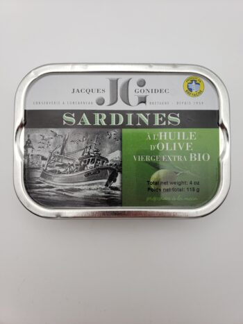 Image of Jacques Gonidec sardines with olive oil