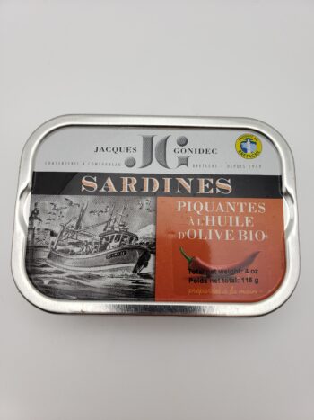 Image of Jacques Gonidec sardines with piri piri