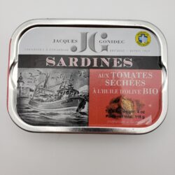 Image of Jacques Gonidec sardines with sundried tomatoes