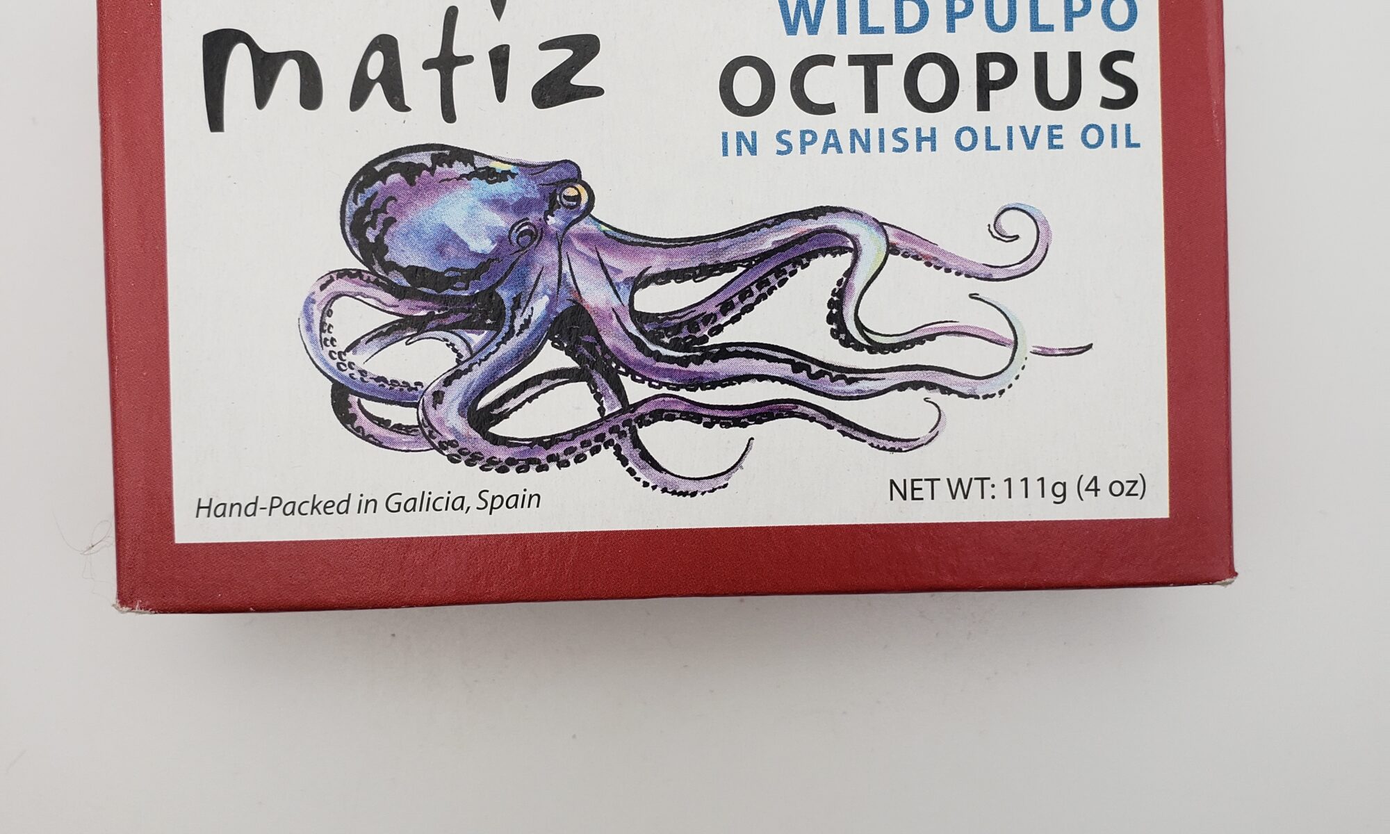 Image of Matiz wild octopus in olive oil