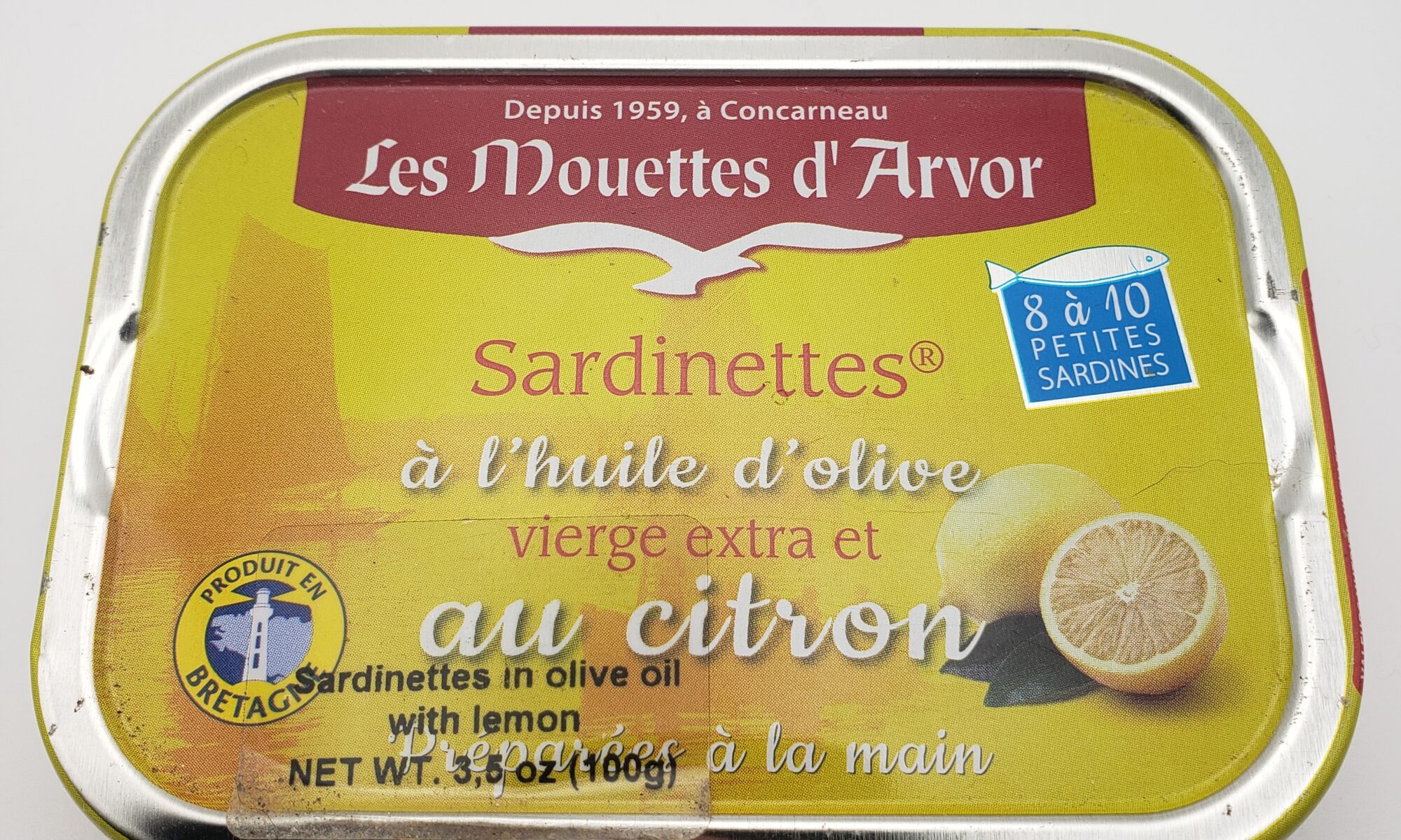 Image of les mouettes d'arvour sardines with lemon 8/10