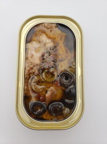 Image of Kingo Oscar mediterranean mackerel open tin