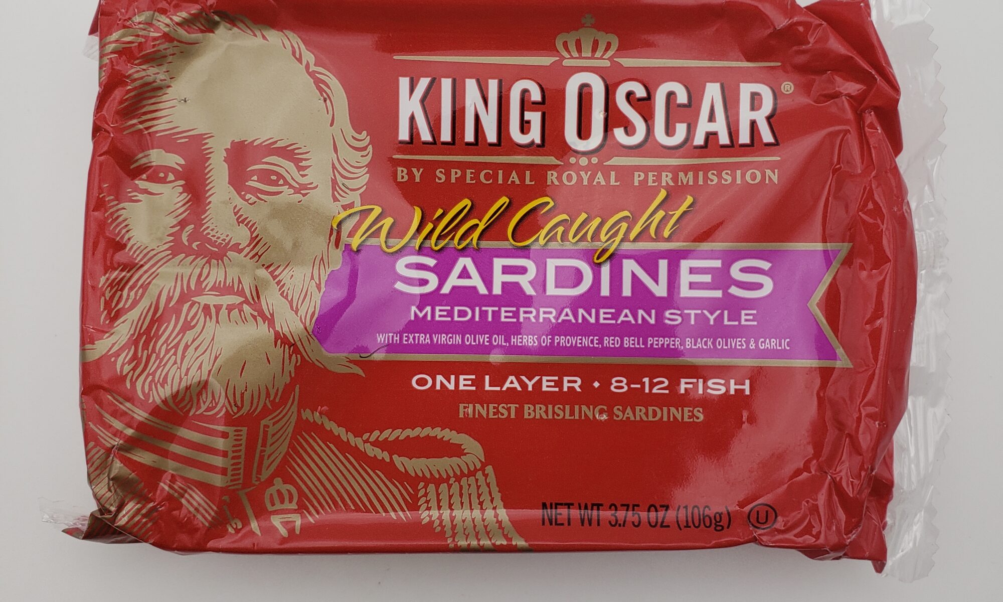 Image of King Oscar mediterranean style sardines