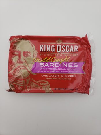 Image of King Oscar mediterranean style sardines