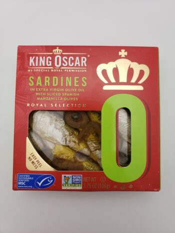 Image of King Oscar royal sardines with manzanilla olives