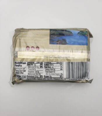 Image of King Oscar cross packed sardines back label