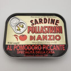 Image of Pollastrini sardines with spicy tomato sauce