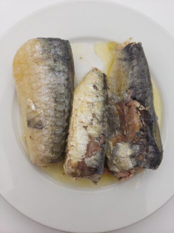 Image of Porthos sardines in olive oil on plate