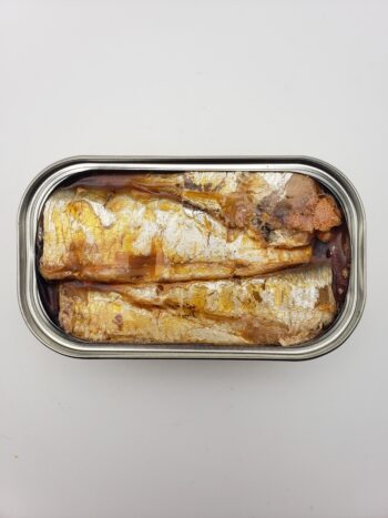Image of Angelo Parodi sardine piccanti opened tin