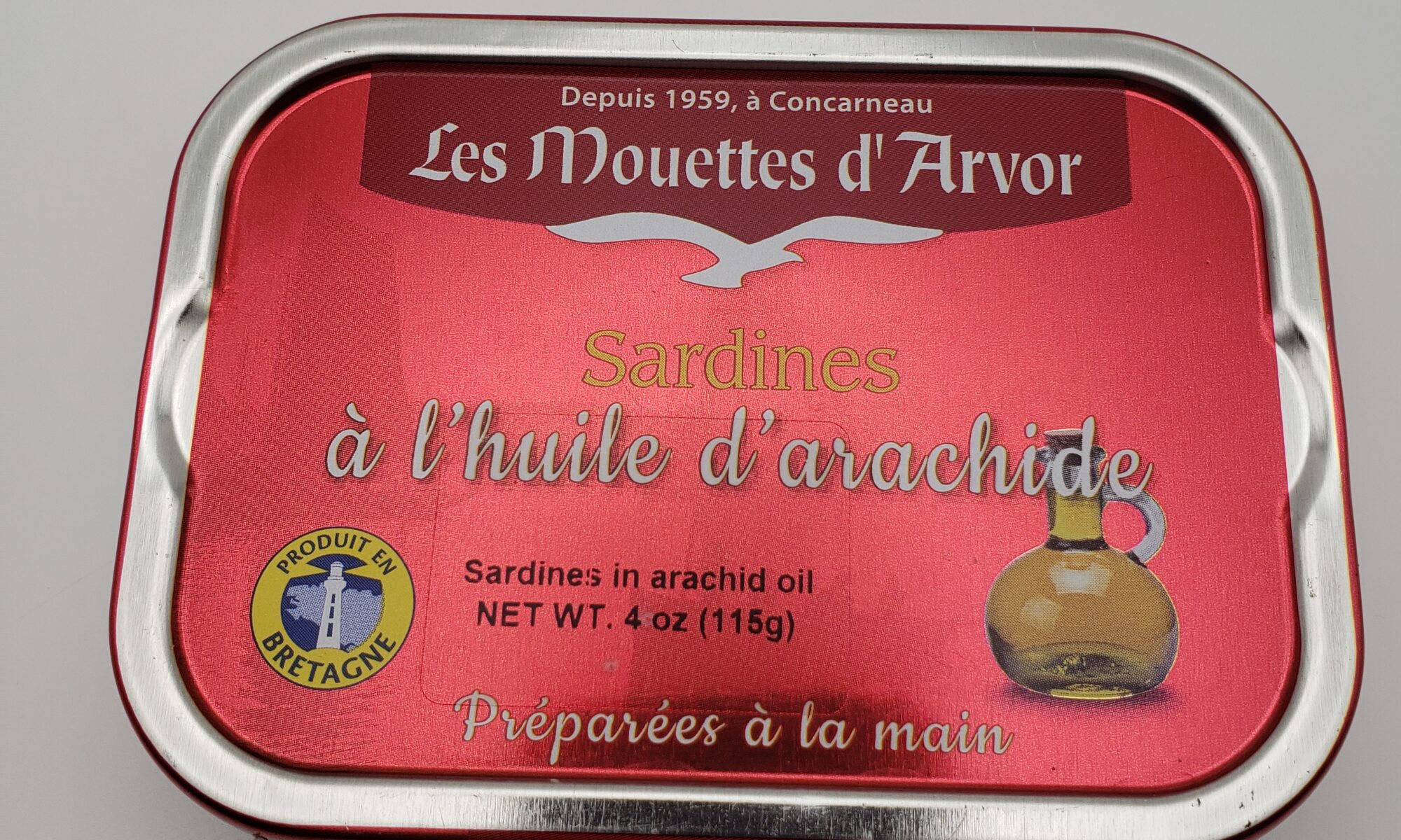 Image of Mouettes d'arvor sardines in peanut oil