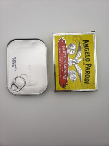 Image of Angelo Parodi filetti di sardine tin out of box