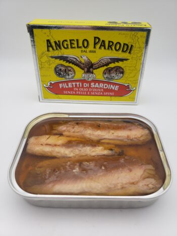 Image of Angelo Parodi filetti di sardine open tin