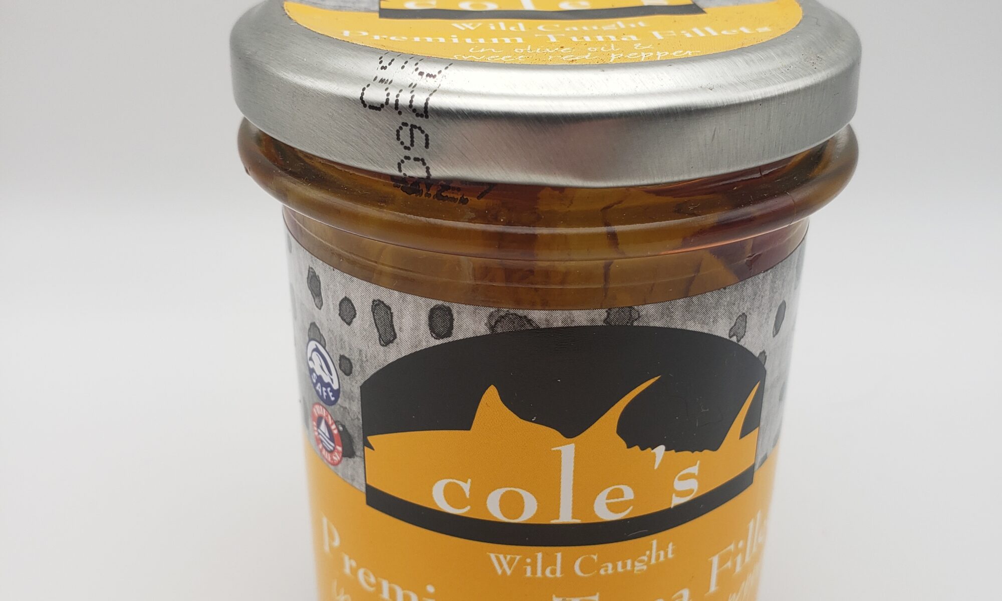Image of Coles tuna with red peppers jar