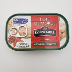 Image of Connetable Foie du morue with pimente espilette