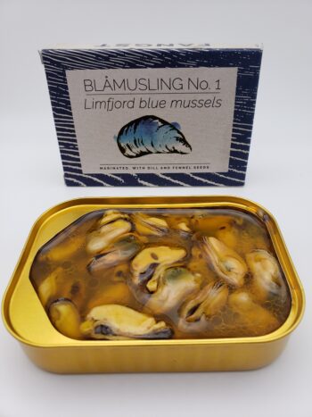 Image of Fangst blue mussels with fennel open tin