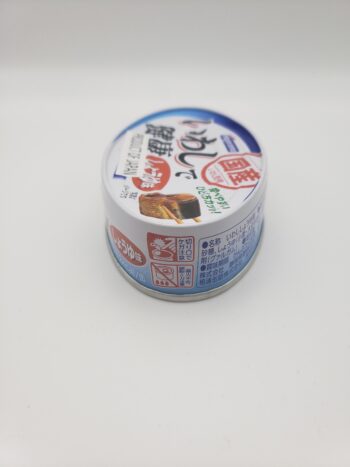 Image of Hagoromo sardines in soy side of tin