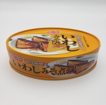 Image of Nissui Sardines in Miso tin side