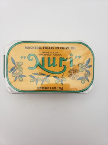 Image of Nuri mackerel in olive oil tin
