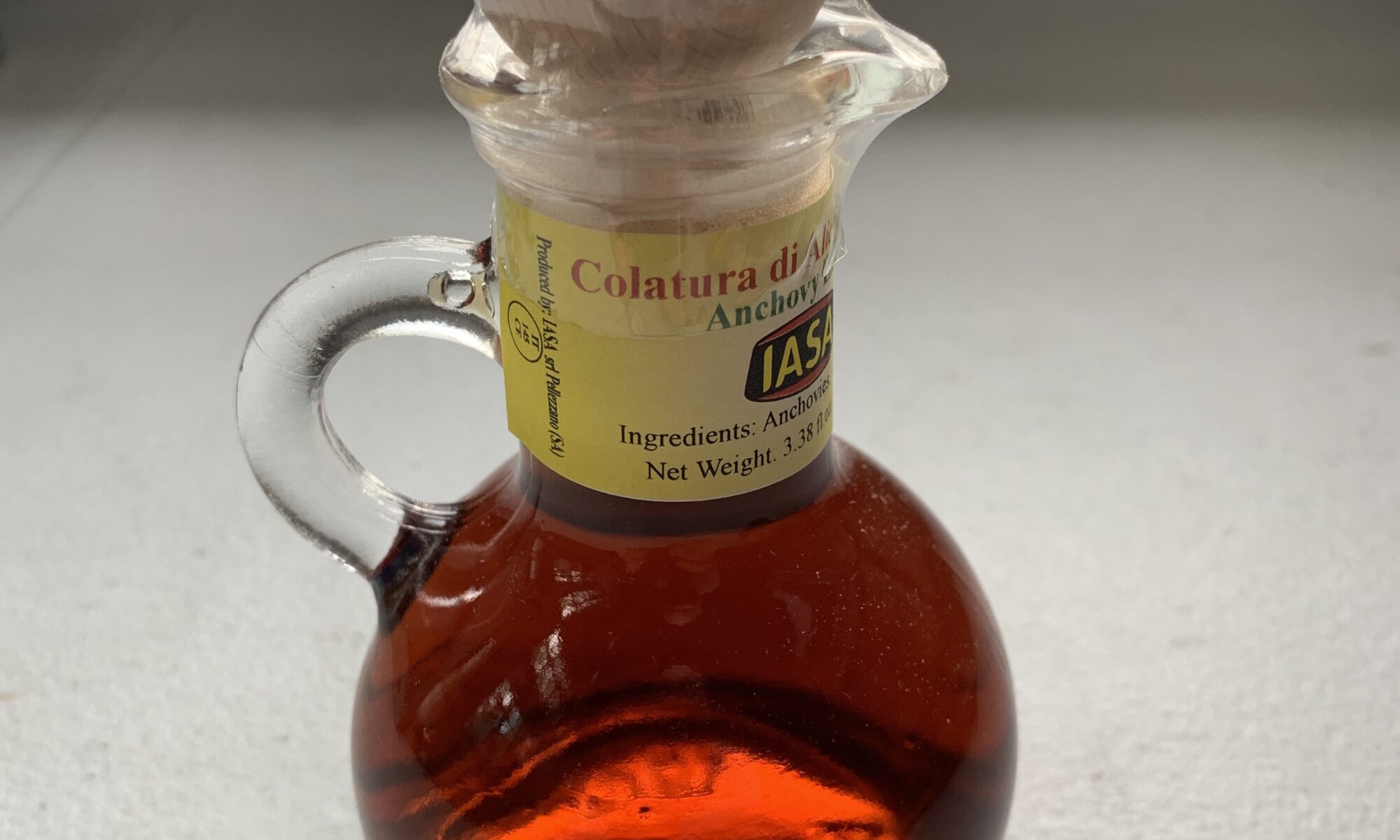 Image of a bottle of IASA Colatura di Alici di Cetara Anchovy Extract