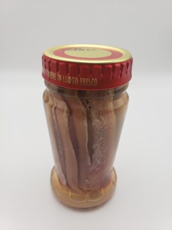 Image of Iasa anchovies back of jar