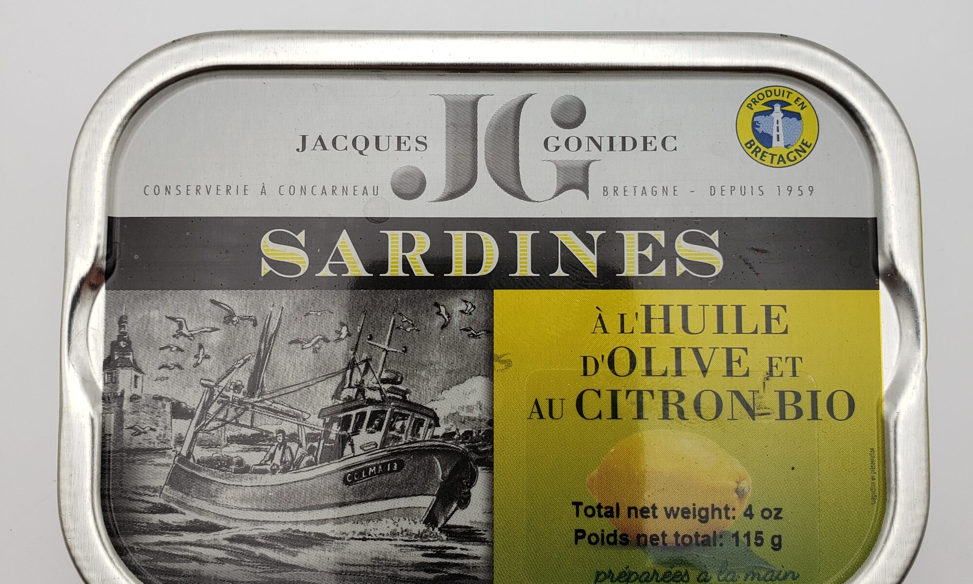 Image of Jacques Gonidec sardines with lemon