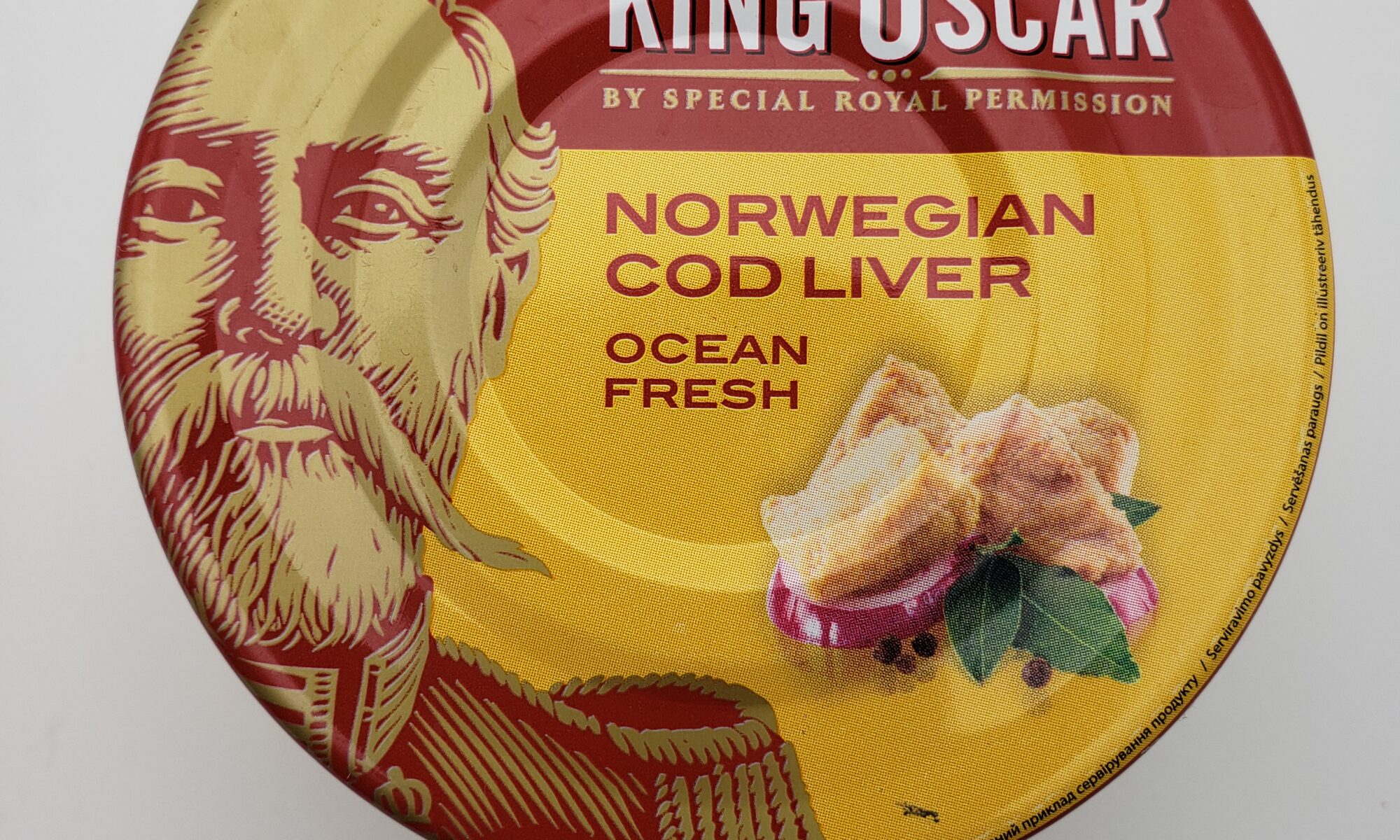 Image of King Oscar Norwegian Cod Liver tin